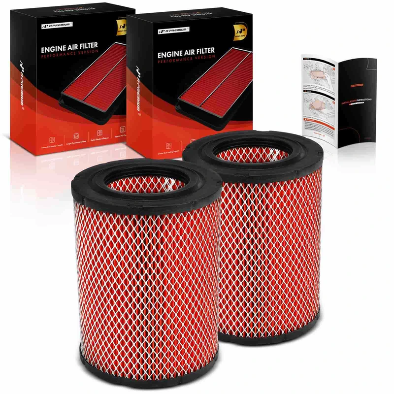 2 Pcs High Performance Engine Air Filter for Chevy Trailblazer GMC Envoy Buick Olds