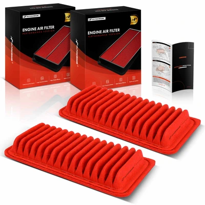 2 Pcs Front High Performance Engine Air Filter