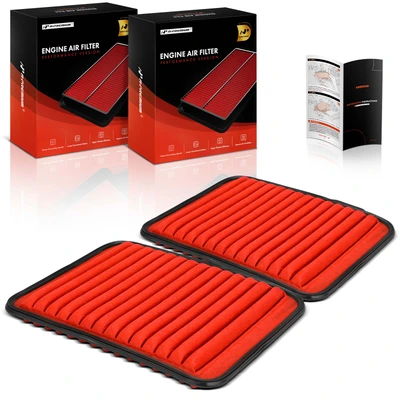 2 Pcs High Performance Engine Air Filter