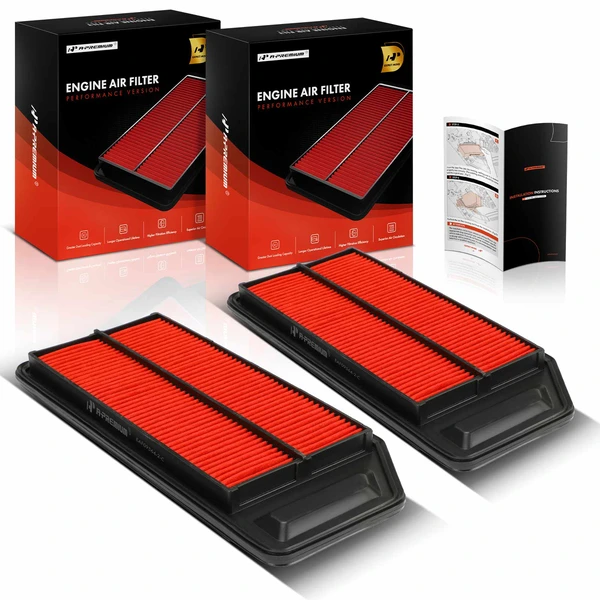 2 Pcs High Performance Engine Air Filter for 2004-2008 Acura TSX