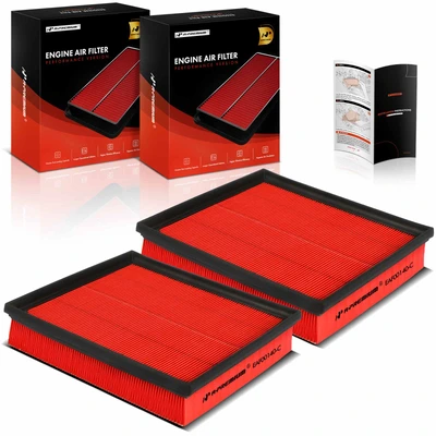 2 Pcs High Performance Engine Air Filter