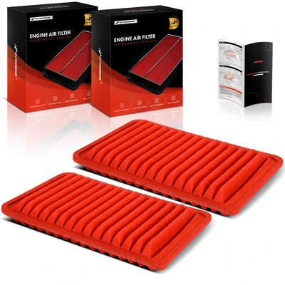 2 Pcs High Performance Engine Air Filter