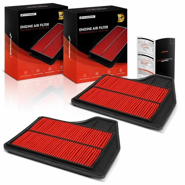 2 Pcs High Performance Engine Air Filter for 2013-2018 Nissan Altima
