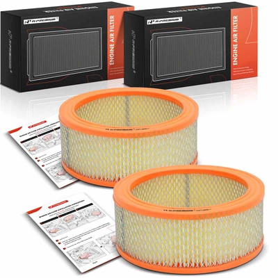 2 Pcs Engine Air Filter