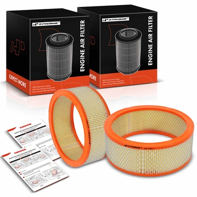 2 Pcs Engine Air Filter