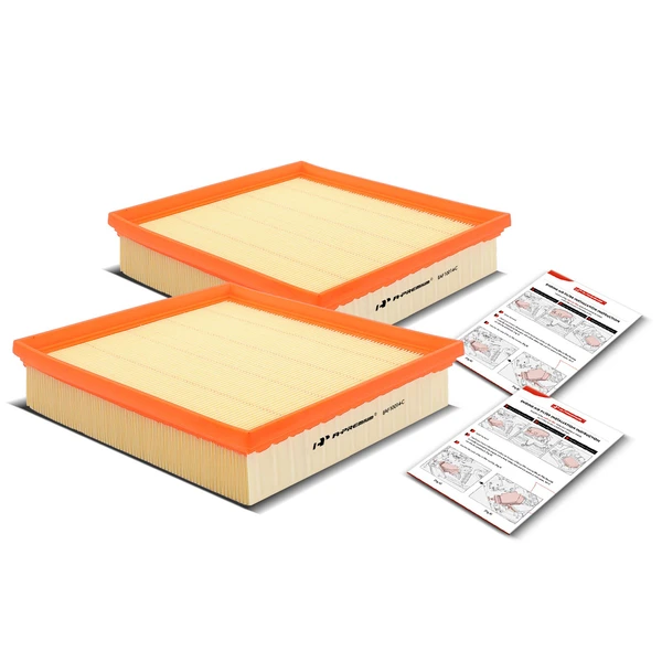 2 Pcs Engine Air Filter for Buick LaCrosse Allure Chevy Impala Monte Carlo Pontiac