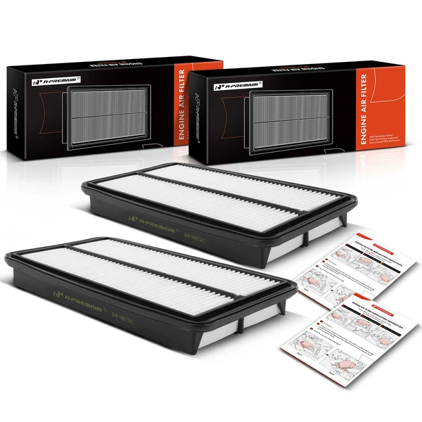 2 Pcs Engine Air Filter for 2005-2010 Honda Odyssey