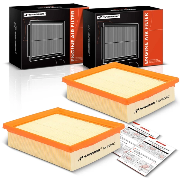 2 Pcs Engine Air Filter for Mitsubishi Eclipse Cross 2018-2023 L4 1.5L