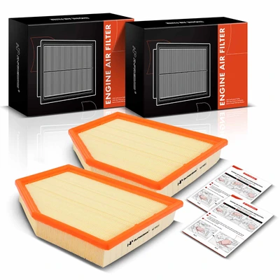 2 Pcs Engine Air Filter