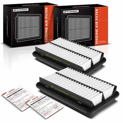 2 Pcs Engine Air Filter