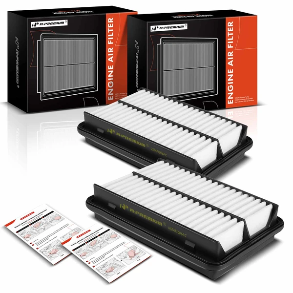 2 Pcs Engine Air Filter for 2003-2007 Suzuki Aerio