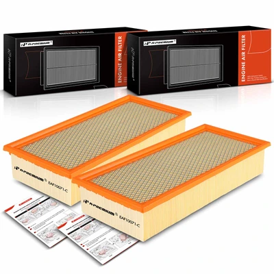 2 Pcs Engine Air Filter