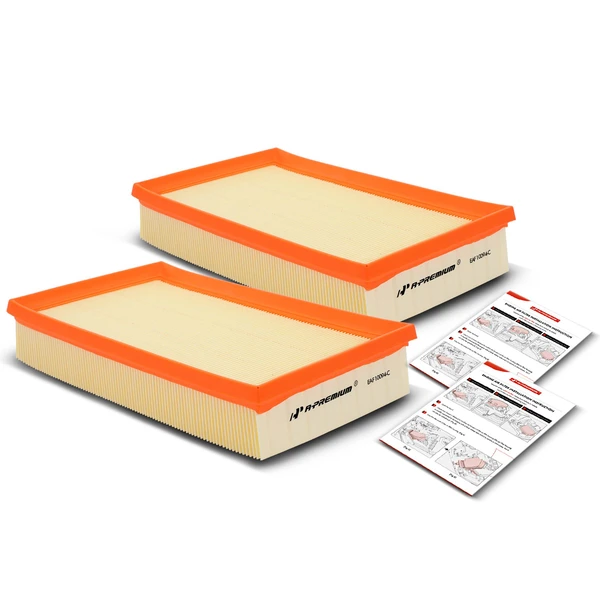 2 Pcs Engine Air Filter for Ford Fusion 06-12 Mazda 6 09-13 Mercury Milan 06-11