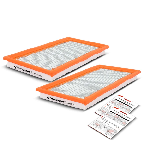 2 Pcs Engine Air Filter for Jeep Compass Patriot Dodge Caliber 2007-2010