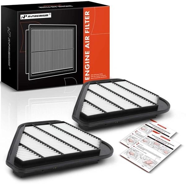 2 Pcs Engine Air Filter for Buick Enclave Chevy Traverse GMC Acadia Saturn Outlook