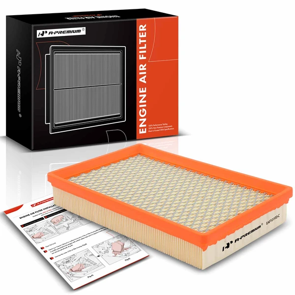 Engine Air Filter with Flexible Panel for Chrysler PT Cruiser 2006-2010 2.4L