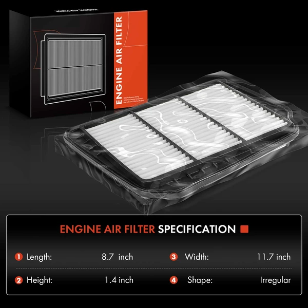 Engine Air Filter for Chevrolet Optra 2004-2007 Suzuki Forenza 2004-2008 Reno