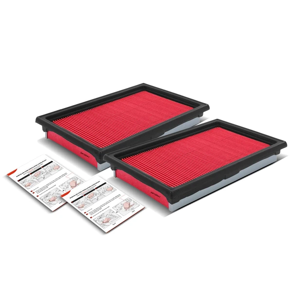 2 Pcs Engine Air Filter for Chevy City Express Nissan NV200 Cube Versa INFINITI Q50