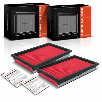 2 Pcs Engine Air Filter