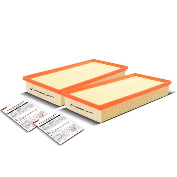 2 Pcs Engine Air Filter for Audi Q7 Porsche Cayenne Volkswagen Touareg Land Rover