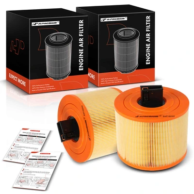 2 Pcs Engine Air Filter for 2006-2010 BMW 130i