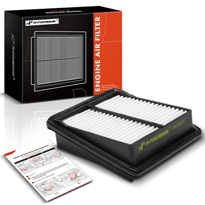 Engine Air Filter with Rigid Panel