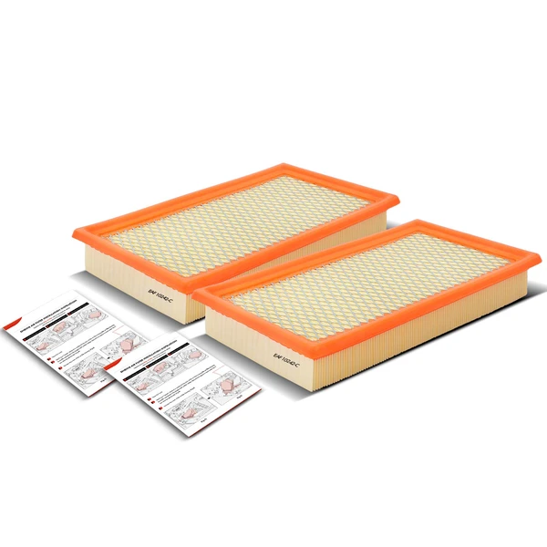 2 Pcs Engine Air Filter for Ford Explorer Fusion Lincoln Aviator Mazda CX-9 Mercury