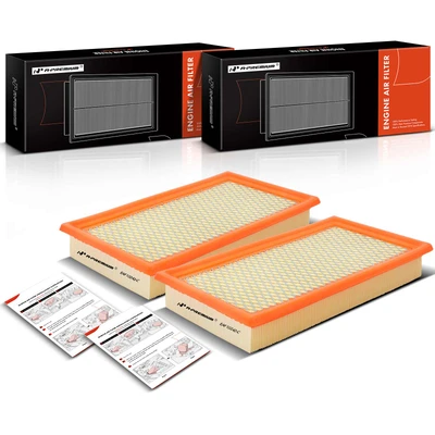 2 Pcs Engine Air Filter