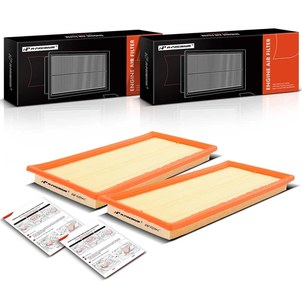 2 Pcs Engine Air Filter for 2005-2019 Nissan Frontier