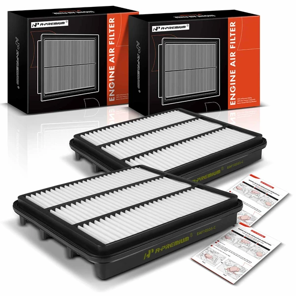 2 Pcs Engine Air Filter for 2004-2006 Suzuki Verona