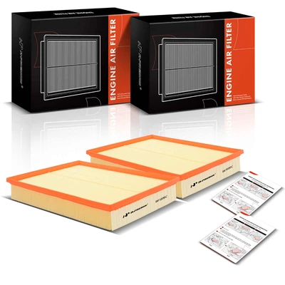 2 Pcs Engine Air Filter