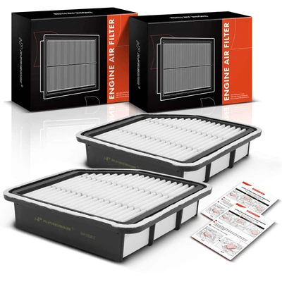 2 Pcs Engine Air Filter