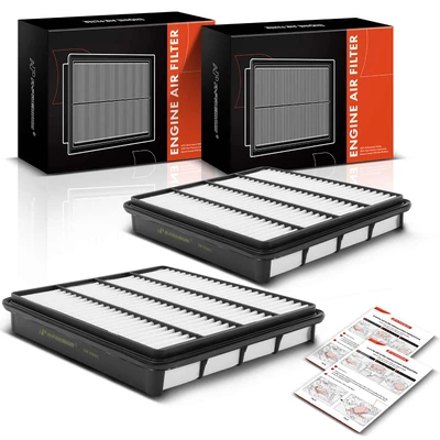 2 Pcs Engine Air Filter