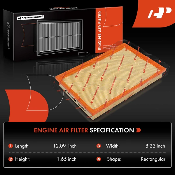 Engine Air Filter for Mercedes-Benz AMG GT 2017-2021 AMG GT R 2018-2021 V8 4.0L