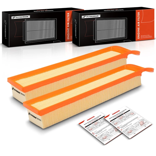 2 Pcs Engine Air Filter for 2007-2015 Mini Cooper