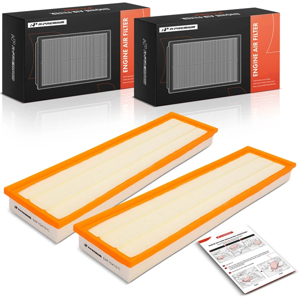 2 Pcs Engine Air Filter for 2016 2018-2019 Porsche 911