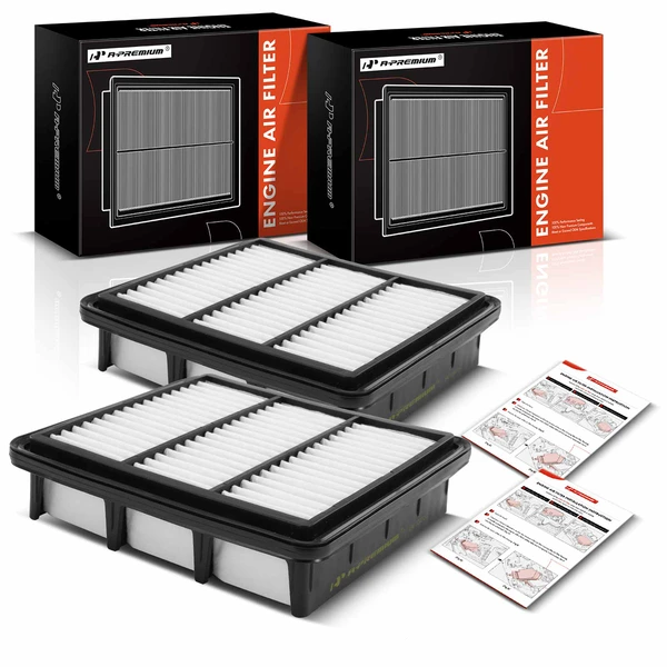 2 Pcs Engine Air Filter for 2010-2013 Kia Forte Koup