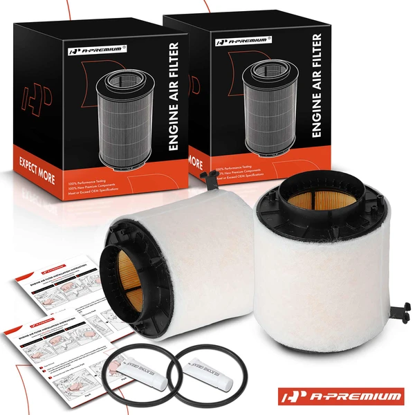 2 Pcs Engine Air Filter for 2018 2020 Audi S5 Sportback