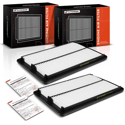 2 Pcs Engine Air Filter