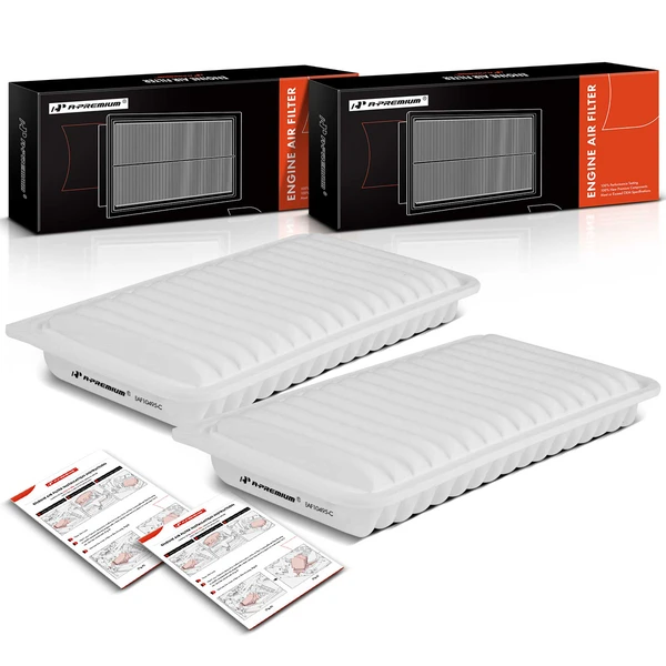 2 Pcs Engine Air Filter for Mazda MX-5 Miata 2006-2015 2.0L Rigid Panel