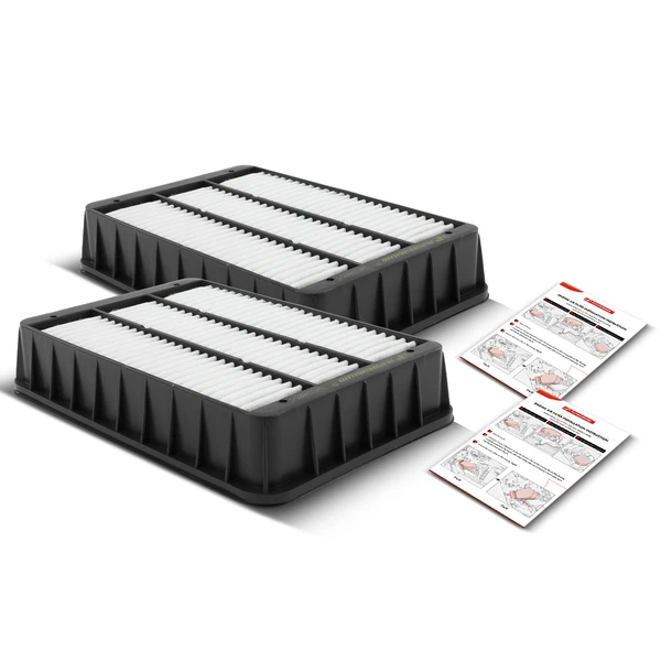 2 Pcs Engine Air Filter for Mitsubishi Lancer Outlander Outlander Sport