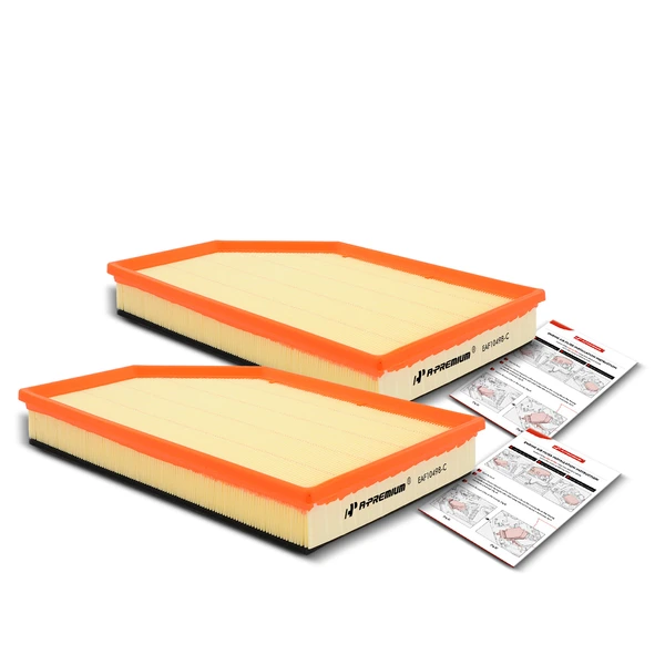 2 Pcs Engine Air Filter for Volvo S60 Cross Country S80 V60 Cross Country XC60 XC70