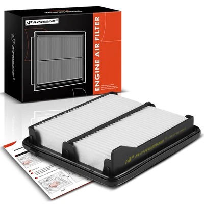 Engine Air Filter with Rigid Panel