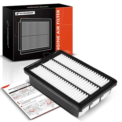 Engine Air Filter with Rigid Panel