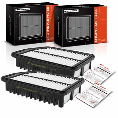 2 Pcs Engine Air Filter