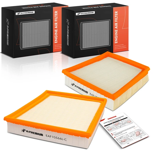 2 Pcs Driver & Passenger Engine Air Filter for 2017-2020 Jaguar XF