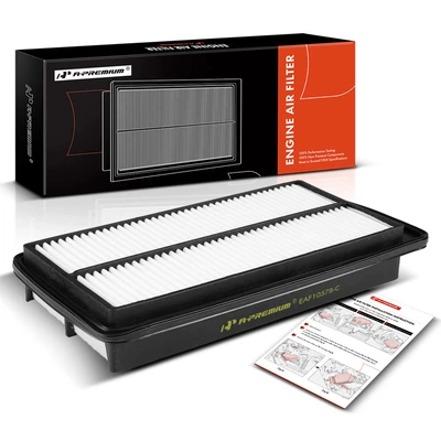 Engine Air Filter with Rigid Panel