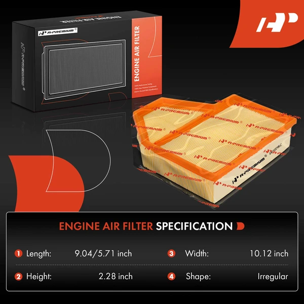 Passenger Engine Air Filter for BMW M5 M6 2006-2010 V10 5.0L