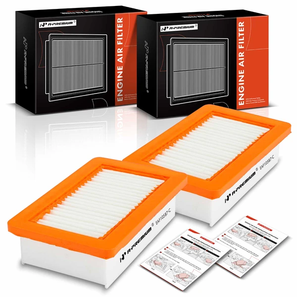 2 Pcs Engine Air Filter for Smart Fortwo 2016-2017 L3 0.9L