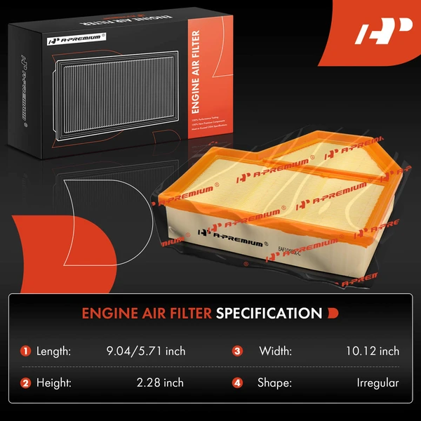 Driver Engine Air Filter for BMW M5 M6 2006-2010 V10 5.0L